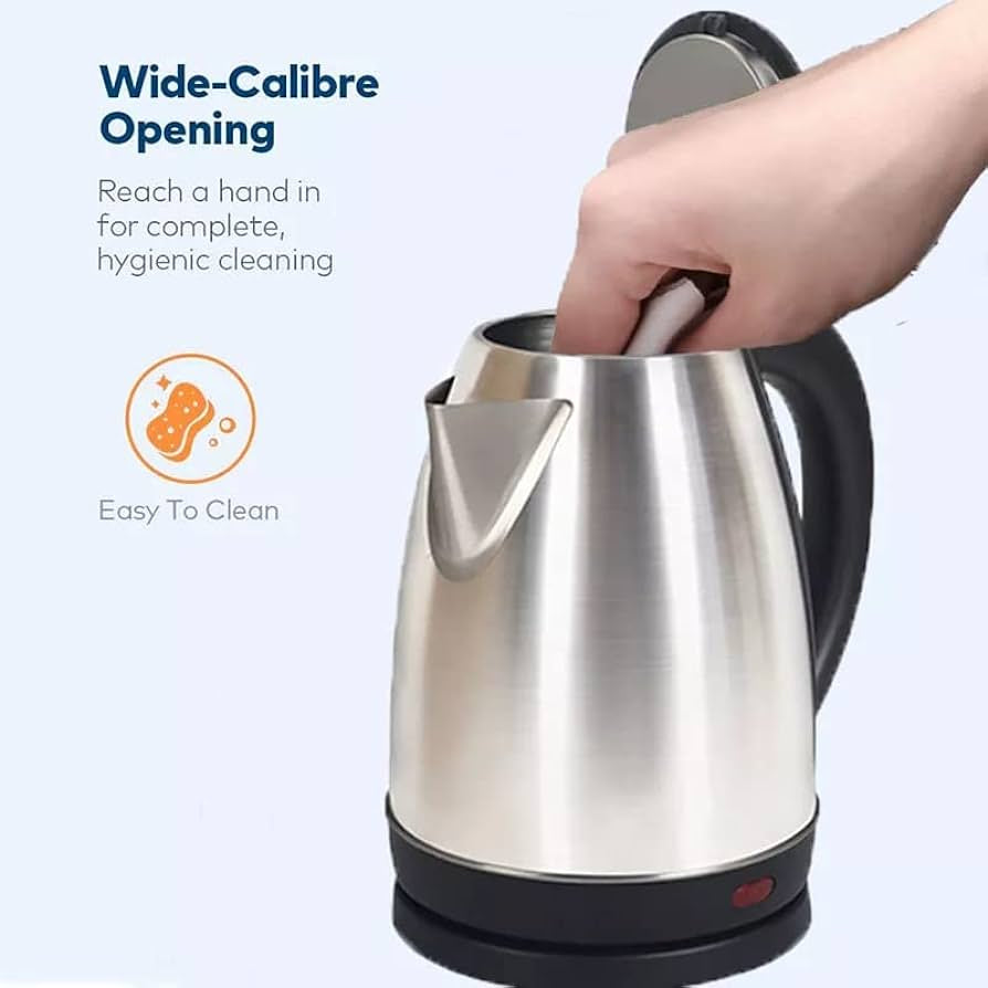 Electric Kettle 2.0 Litre – Stainless Steel, 1500W Fast Boil