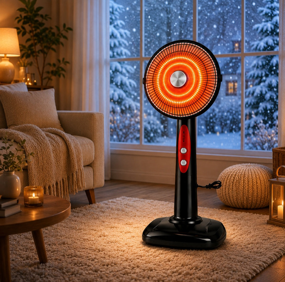 Orin 18 Inch Sun Dish Heater 1000W - Full Plastic Body