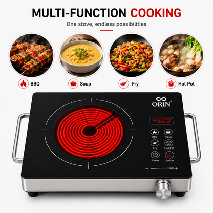 ORIN Hot Plate | Single Burner Hot Plate | Ideal For Home &amp; Outdoor Use
