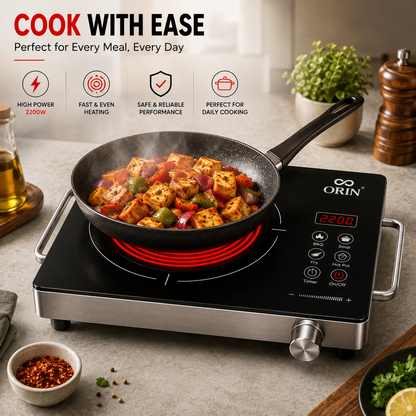 ORIN Hot Plate | Single Burner Hot Plate | Ideal For Home &amp; Outdoor Use