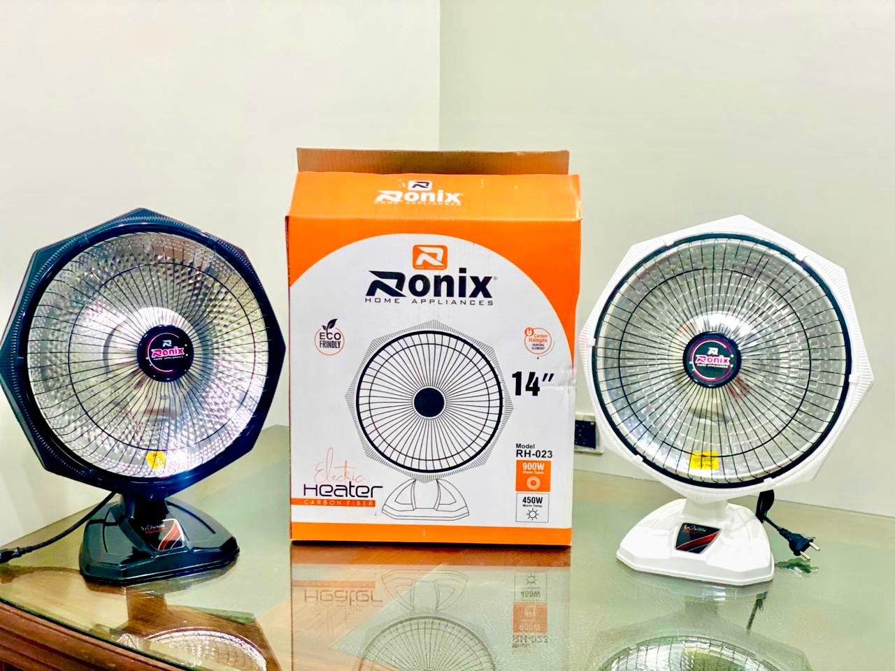 Orin 14 Inch Sun Dish Heater 900W - Fixed Parabolic Heater (No Rotation)