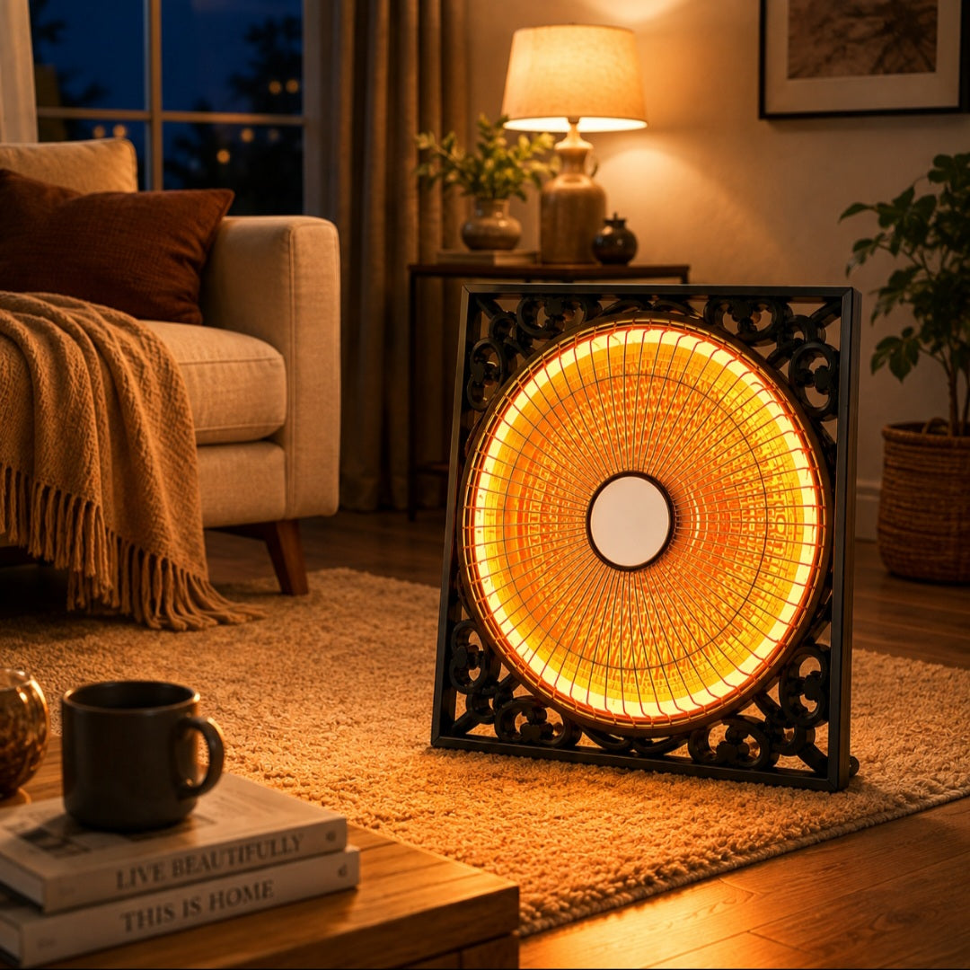 Orin 12 Inch Sun Dish Heater 600W - Classic Design